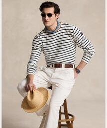 POLO RALPH LAUREN（ポロ ラルフ ローレン）の「クラシック フィット ストライプド スラブ ジャージー シャツ（Tシャツ/カットソー）」
