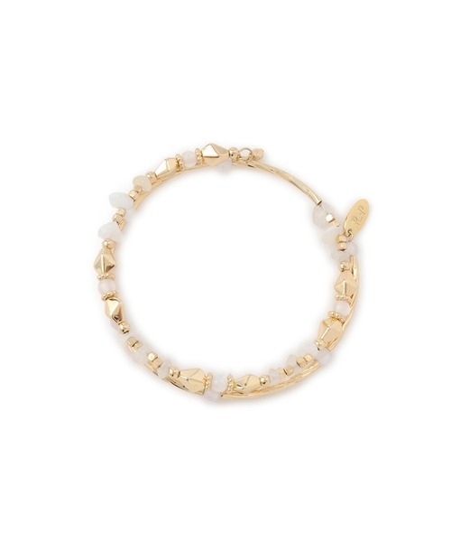 ROPE' PICNIC（ロペピクニック）の「天然石ミックスパーツ2連ブレスレット（ブレスレット・レディース・キナリ/オレンジ系その他・FREE）」の7枚目の写真