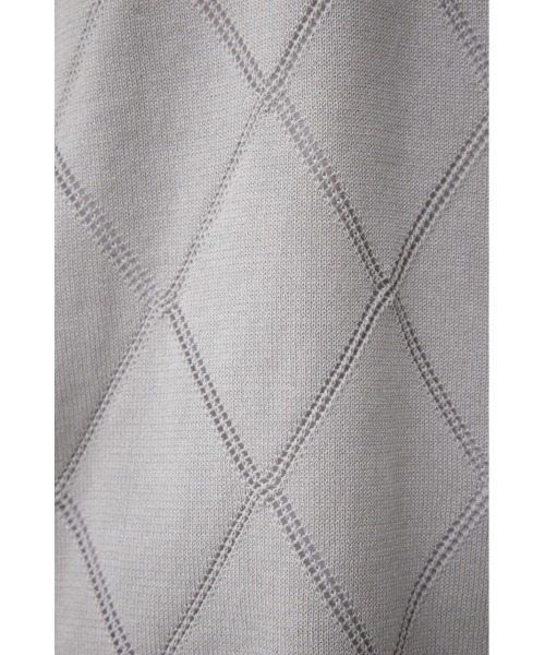 AZUL by moussy（アズールバイマウジー）の「透かし編みレイヤードニット（ニット/セーター・メンズ・ライトグレー/ブラック/グレー・MEDIUM/LARGE）」の22枚目の写真