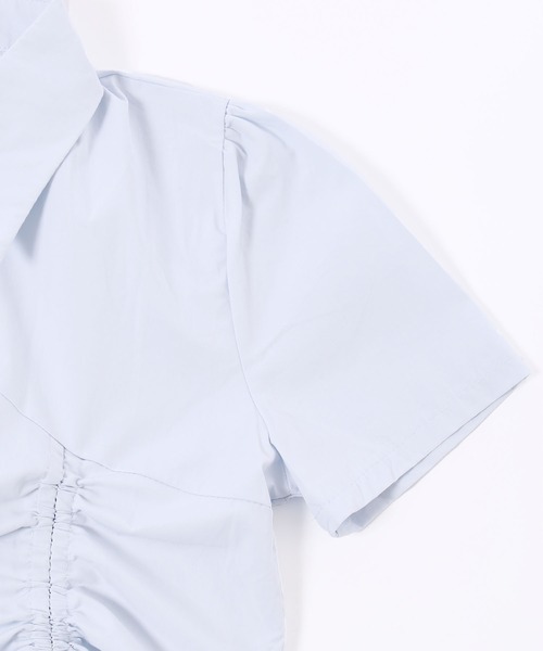 PHILLY(フィリー)の「【PHILLY】ダブルドロストブラウス(シャツ/ブラウス・レディース・ホワイト/ブルー・FREE)」の16枚目の写真