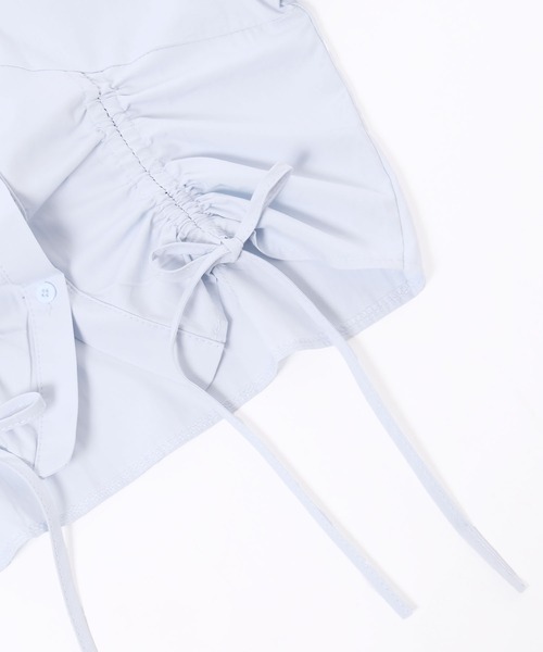 PHILLY(フィリー)の「【PHILLY】ダブルドロストブラウス(シャツ/ブラウス・レディース・ホワイト/ブルー・FREE)」の17枚目の写真