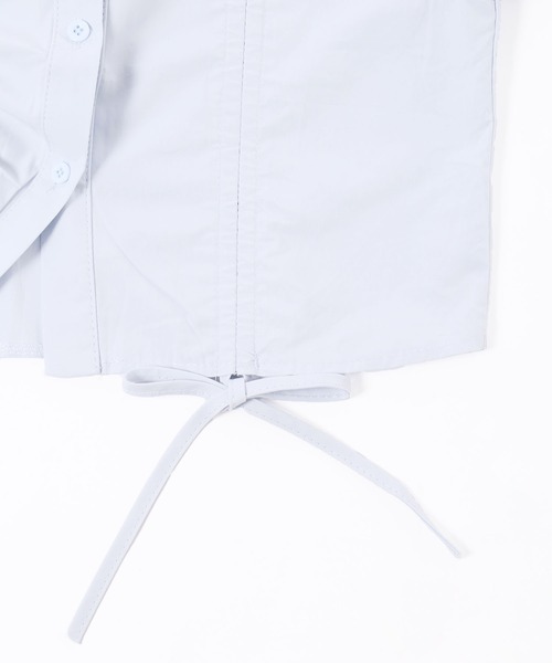 PHILLY(フィリー)の「【PHILLY】ダブルドロストブラウス(シャツ/ブラウス・レディース・ホワイト/ブルー・FREE)」の19枚目の写真