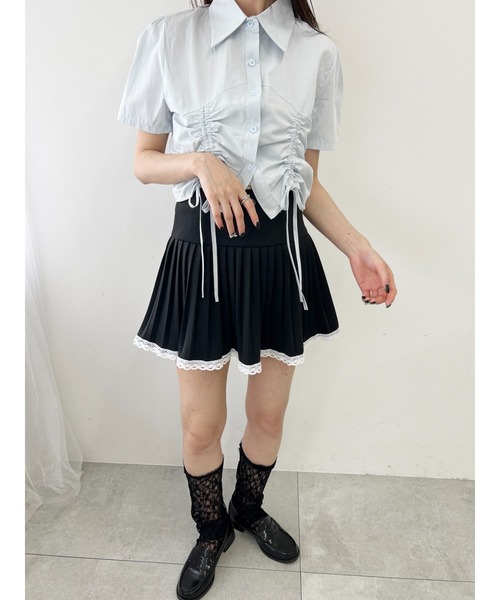 PHILLY(フィリー)の「【PHILLY】ダブルドロストブラウス(シャツ/ブラウス・レディース・ホワイト/ブルー・FREE)」の11枚目の写真