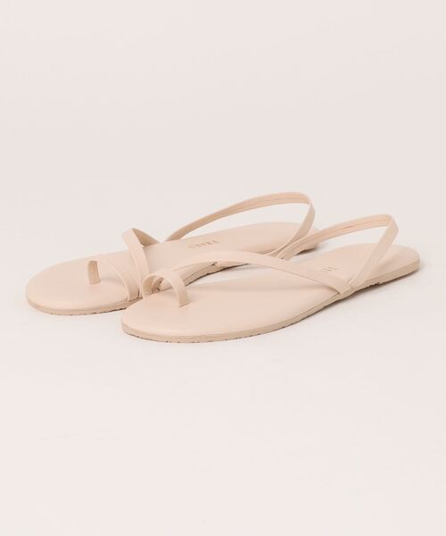 TKEES(ティキーズ)の「【Tkees】LC SANDAL ティキーズ ビーチサンダル(サンダル・レディース・ライトブラウン/ピンク/アイボリー・US5/US7)」の1枚目の写真