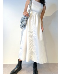 Solace（ソレイス）の「タンクギャザーワンピース（ワンピース）」