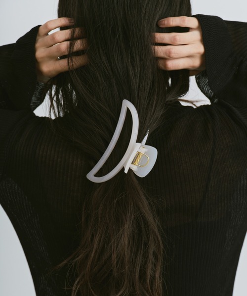 ラウンドヘアクリップ（バレッタ/ヘアクリップ）｜Libra Cue（リブラ