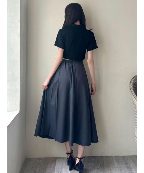 EATME(イートミー)の「シャツカラーショートTOP(Tシャツ/カットソー・レディース・ブラック/その他1/オフホワイト・FREE)」の21枚目の写真