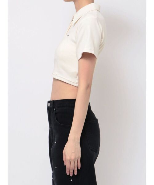 EATME(イートミー)の「シャツカラーショートTOP(Tシャツ/カットソー・レディース・ブラック/その他1/オフホワイト・FREE)」の19枚目の写真