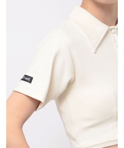 EATME(イートミー)の「シャツカラーショートTOP(Tシャツ/カットソー・レディース・ブラック/その他1/オフホワイト・FREE)」の16枚目の写真