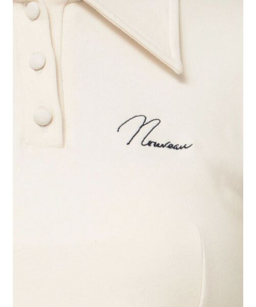 EATME(イートミー)の「シャツカラーショートTOP(Tシャツ/カットソー・レディース・ブラック/その他1/オフホワイト・FREE)」の10枚目の写真