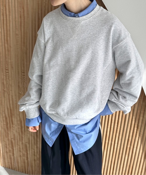 feepur（フェピュール）の「ベーシックカラースウェット（スウェット・レディース・杢グレー/ピンク/オートミール/イエロー/ブラック/レッド/ブラウン・MEDIUM）」の16枚目の写真
