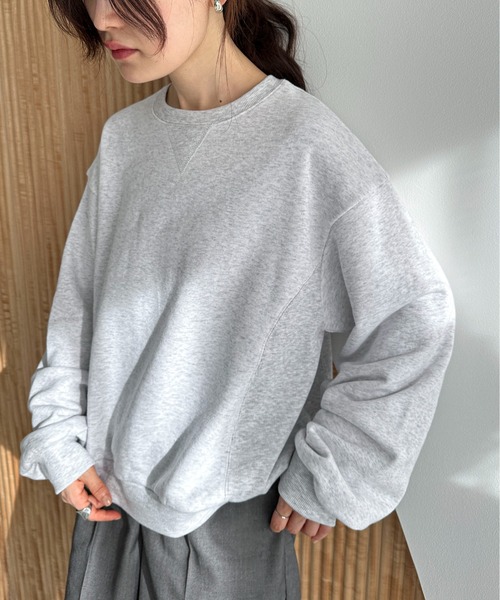feepur（フェピュール）の「ベーシックカラースウェット（スウェット・レディース・杢グレー/ピンク/オートミール/イエロー/ブラック/レッド/ブラウン・MEDIUM）」の20枚目の写真