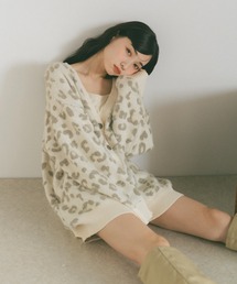 VANNIE U | レオパードシャギーニットカーディガン(カーディガン/ボレロ)