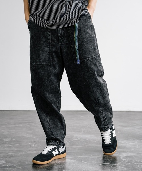 GERRY ジェリー ストレッチチノ・デニムルーズテーパードクライミング