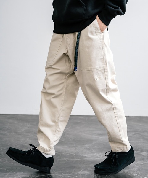 GERRY（ジェリー）の「GERRY ジェリー ストレッチチノ・デニムルーズテーパードクライミングパンツ（チノパンツ・メンズ・ブラック系/ネイビー/ベージュ/カーキ/サックスブルー/ブラック/ネイビー系/ブルー/アイボリー・S/L/LL/M）」の2枚目の写真