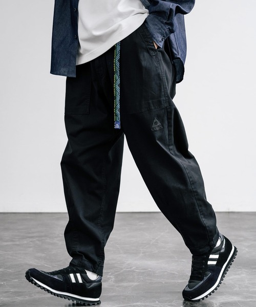 GERRY ジェリー ストレッチチノ・デニムルーズテーパードクライミング