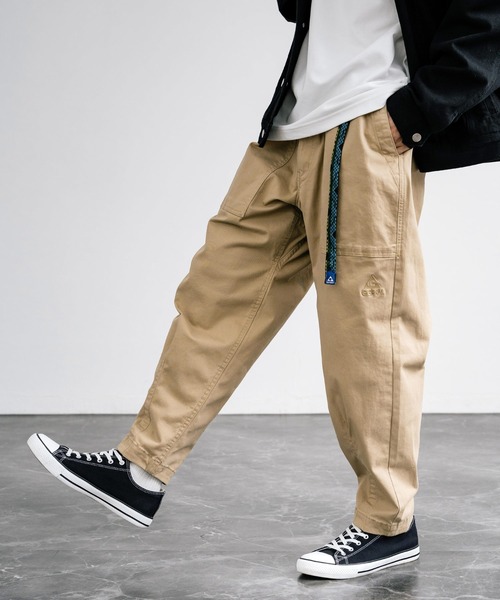 GERRY（ジェリー）の「GERRY ジェリー ストレッチチノ・デニムルーズテーパードクライミングパンツ（チノパンツ・メンズ・ブラック系/ネイビー/ベージュ/カーキ/サックスブルー/ブラック/ネイビー系/ブルー/アイボリー・S/L/LL/M）」の19枚目の写真