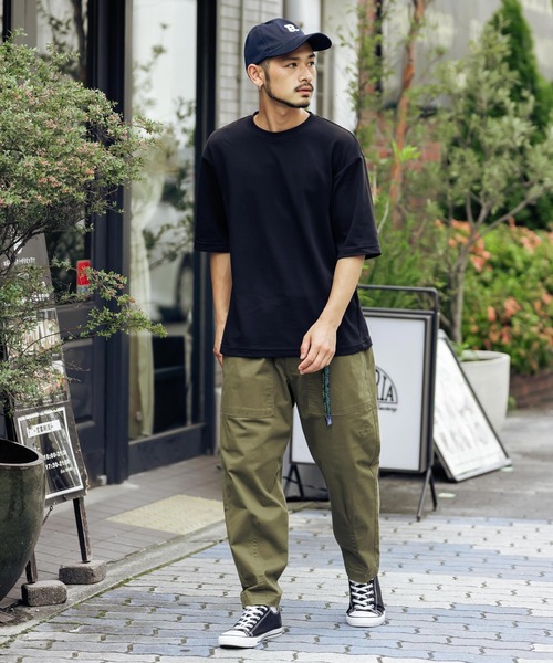 GERRY ジェリー ストレッチチノ・デニムルーズテーパード