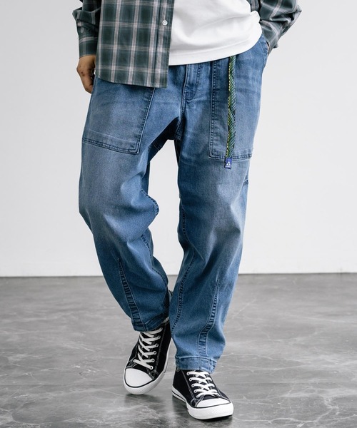 GERRY ジェリー ストレッチチノ・デニムルーズテーパードクライミング