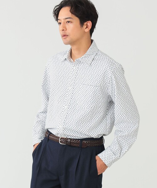 【セール】ライトポンチ ジャージ プリント シャツ 24FW（S～XL）（シャツ/ブラウス）｜BEAMS HEART（ビームスハート）