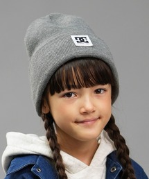 DC（ディーシー）の「DC/ディーシー 24 KD DOUBLE WATCH LOGO BEANIE24 キッズ ダブル ワッチ ロゴ ビーニー ハット 帽子 スケートボード アウトドア ビーニー YBE244615（ニットキャップ/ビーニー・キッズ）」