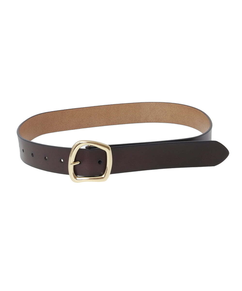 a.v.v（アーヴェヴェ）の「スクエアバックルベルト（ベルト・レディース・ブラック/ベージュ・38）」の8枚目の写真