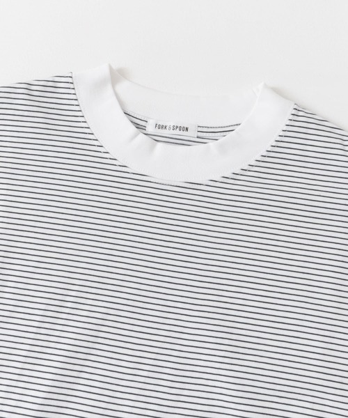 FORK&SPOON(フォークアンドスプーン)の「FORK&SPOON プレーティングボーダーロングスリーブTシャツ(Tシャツ/カットソー・メンズ・ホワイト系その他/ブラック系その他・5/4)」の14枚目の写真