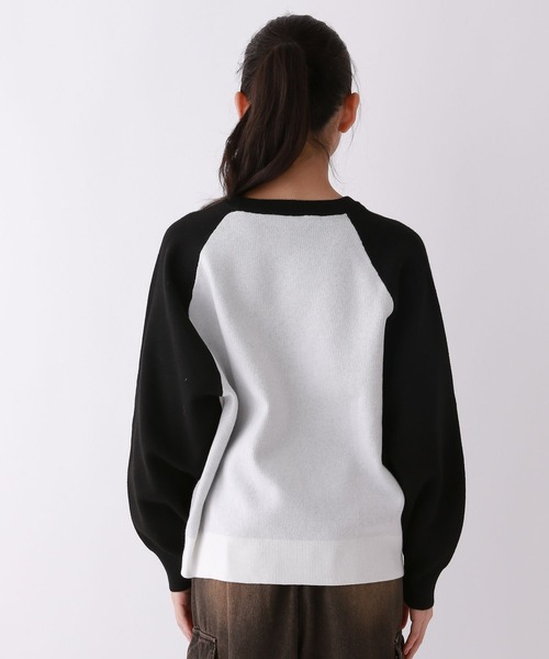 セール】【洗えるニット】GIRLラグランニット（ニット/セーター