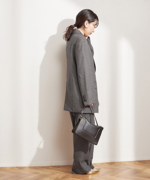 journal standard L'essage（ジャーナルスタンダードレサージュ）の「ピンストライプ グレンチェックパンツ（スラックス・レディース・グレー/ブラック・38/36）」の9枚目の写真