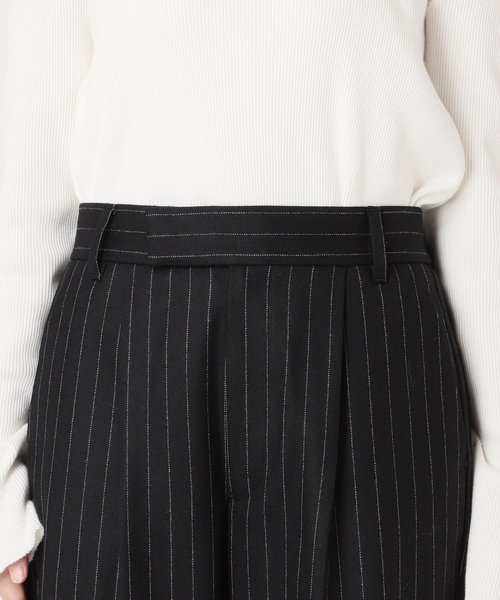 journal standard L'essage（ジャーナルスタンダードレサージュ）の「ピンストライプ グレンチェックパンツ（スラックス・レディース・グレー/ブラック・38/36）」の18枚目の写真