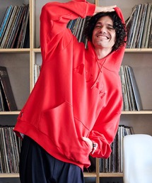 mpa3574-doubleside logo hoodie プルパーカー
