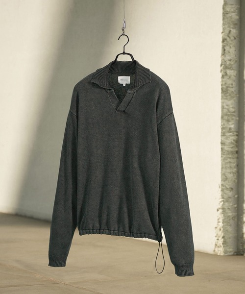 ずとまよ　ニットポロシャツ Knit Polo Shirts (Light Blue) - ZUTOMAYO MART