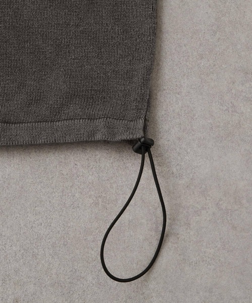 EMMA CLOTHES（エマクローズ）の「ストーンウォッシュドロストスキッパールーズニットポロシャツ（ポロシャツ・メンズ・ブラウン/ライトグレー/ダークネイビー/チャコール・M/L）」の20枚目の写真