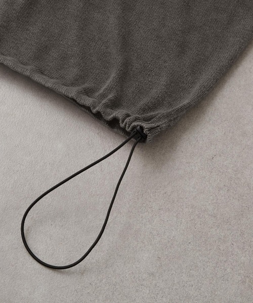 EMMA CLOTHES（エマクローズ）の「ストーンウォッシュドロストスキッパールーズニットポロシャツ（ポロシャツ・メンズ・ブラウン/ライトグレー/ダークネイビー/チャコール・M/L）」の21枚目の写真