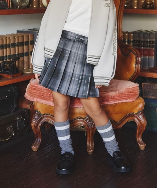 10C REPIPI（ジューシーレピピ）の「【10C REPIPI】ソデロゴラインニットブルゾン（ブルゾン・キッズ・アイボリー/ブラック/ブルー・130cm/110cm/120cm）」の9枚目の写真