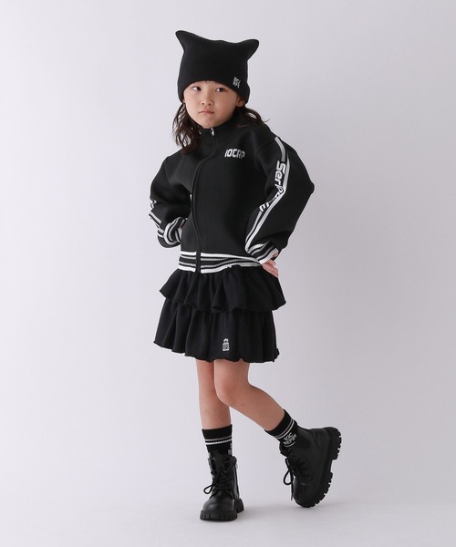 10C REPIPI（ジューシーレピピ）の「【10C REPIPI】ソデロゴラインニットブルゾン（ブルゾン・キッズ・アイボリー/ブラック/ブルー・130cm/110cm/120cm）」の10枚目の写真