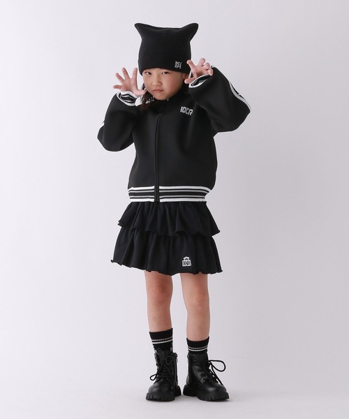 10C REPIPI（ジューシーレピピ）の「【10C REPIPI】ソデロゴラインニットブルゾン（ブルゾン・キッズ・アイボリー/ブラック/ブルー・130cm/110cm/120cm）」の11枚目の写真