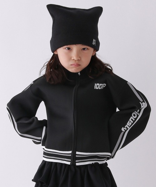 10C REPIPI（ジューシーレピピ）の「【10C REPIPI】ソデロゴラインニットブルゾン（ブルゾン・キッズ・アイボリー/ブラック/ブルー・130cm/110cm/120cm）」の12枚目の写真