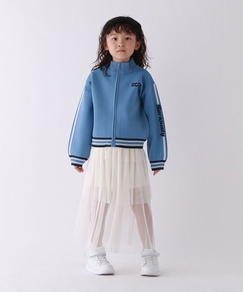 10C REPIPI（ジューシーレピピ）の「【10C REPIPI】ソデロゴラインニットブルゾン（ブルゾン・キッズ・アイボリー/ブラック/ブルー・130cm/110cm/120cm）」の13枚目の写真