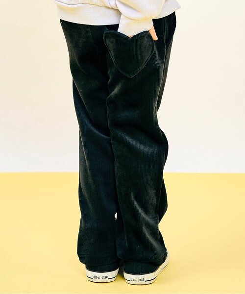 apres les cours(アプレレクール)の「ニットコールストレートきゅんパンツ(その他パンツ・キッズ・ブラック/アイボリー/ピンク・80/90/100/110/120/130/140)」の3枚目の写真