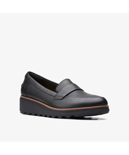 Clarks（クラークス）の「Sharon Gracie  / シャロングレイシー（ブラックレザー / ダークタンウェルト）（ローファー・レディース・ブラック・UK6/UK4/UK3/UK3.5/UK4.5/UK5.5/UK5）」の5枚目の写真