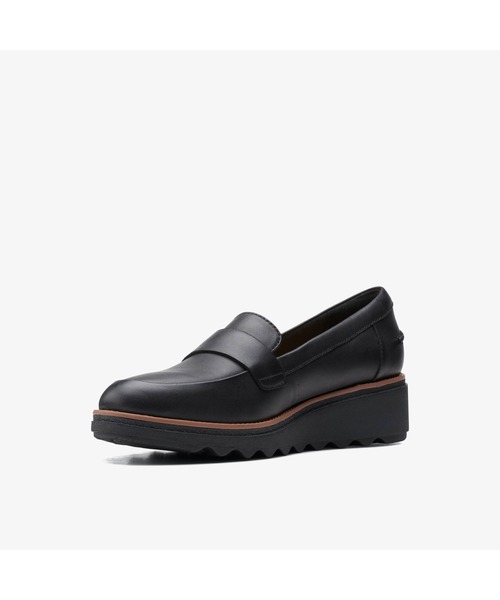 Clarks（クラークス）の「Sharon Gracie  / シャロングレイシー（ブラックレザー / ダークタンウェルト）（ローファー・レディース・ブラック・UK6/UK4/UK3/UK3.5/UK4.5/UK5.5/UK5）」の8枚目の写真