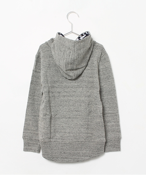 highking（ハイキング）の「flag hoody（スウェット・キッズ・グレー/ブルー・130cm）」の3枚目の写真