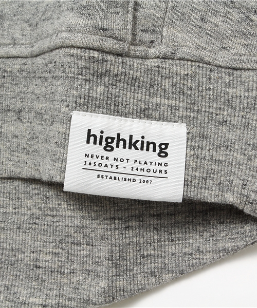 highking（ハイキング）の「flag hoody（スウェット・キッズ・グレー/ブルー・130cm）」の8枚目の写真