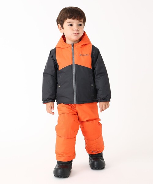 新品 Columbia コロンビア 子供用 防水ジャケット&パンツセット 橙 新品 Columbia コロンビア 子供用 防水ジャケット&パンツセット 橙