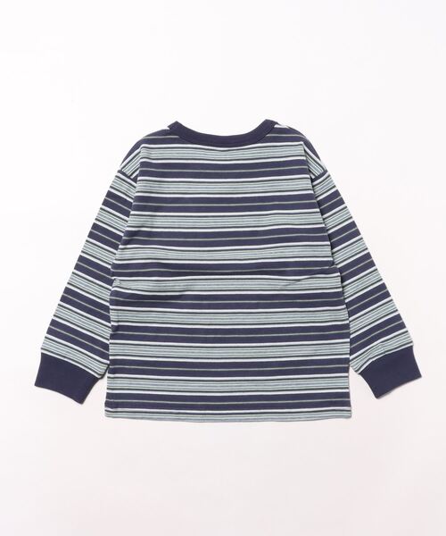 セール】ボーダー長袖T / キッズ / ロンT / ロゴ / プリント