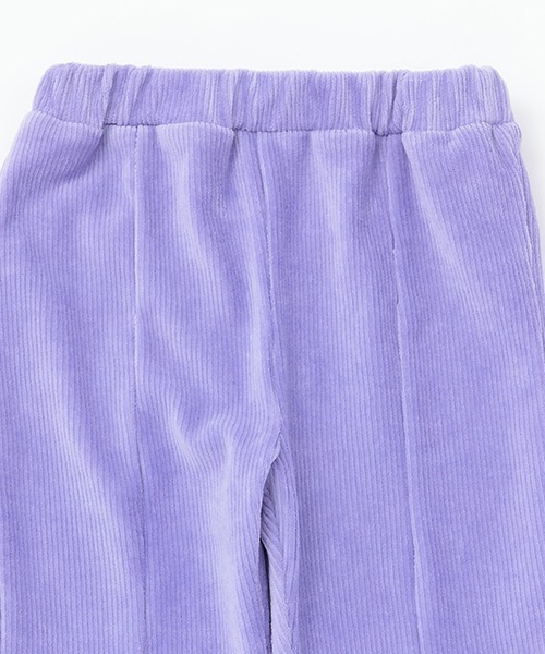 X-girl Stages(エックスガールステージス)の「コーデュロイ調スリットフレアレギンス(レギンス/スパッツ・キッズ・ベージュ/ラベンダー/ブラック・80cm/90cm/100cm/110cm/120cm/130cm/140cm)」の9枚目の写真