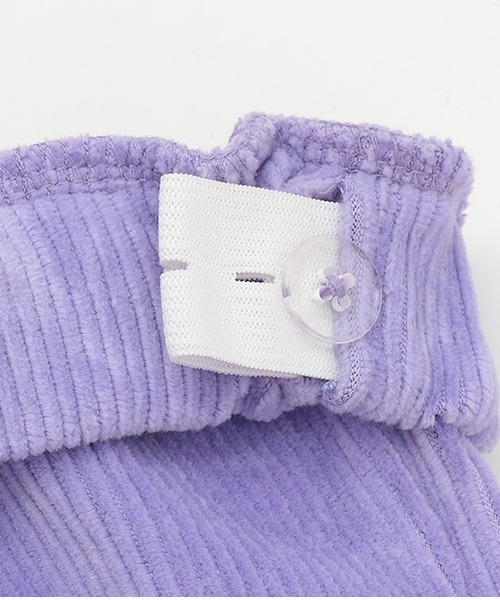 X-girl Stages(エックスガールステージス)の「コーデュロイ調スリットフレアレギンス(レギンス/スパッツ・キッズ・ベージュ/ラベンダー/ブラック・80cm/90cm/100cm/110cm/120cm/130cm/140cm)」の10枚目の写真