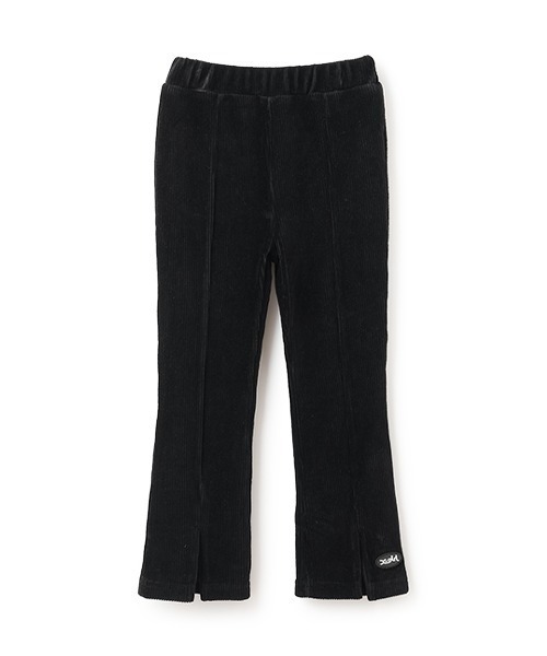 X-girl Stages(エックスガールステージス)の「コーデュロイ調スリットフレアレギンス(レギンス/スパッツ・キッズ・ベージュ/ラベンダー/ブラック・80cm/90cm/100cm/110cm/120cm/130cm/140cm)」の15枚目の写真