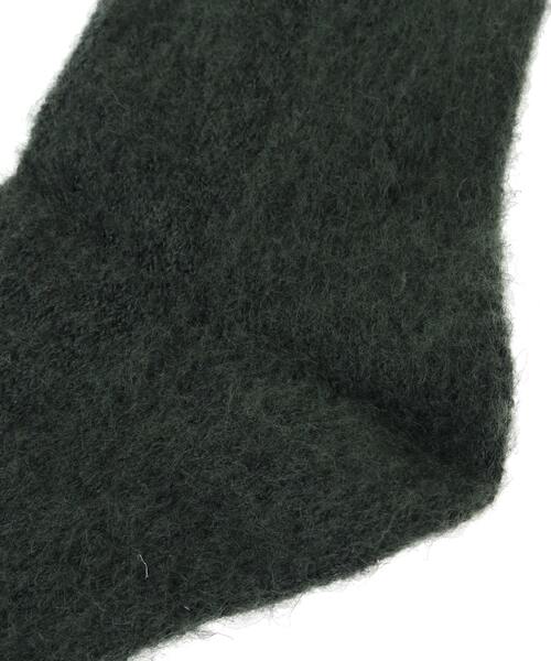 CONVERSE TOKYO（コンバーストウキョウ）の「MOHAIR LINE SOX（ソックス/靴下・レディース・パープル/グリーン/チャコールグレー/ホワイト/ブラック・FREE）」の8枚目の写真